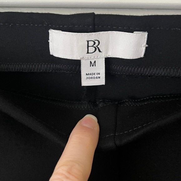 Banana Republic Everywhere Wide Leg Ponte Ankle Pant Black Sz M Pull On Trouser - Picture 6 of 8